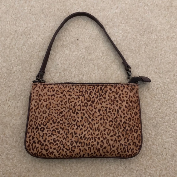 J. Crew Handbags - Crew Cut Leopard Calf Hair Writslet